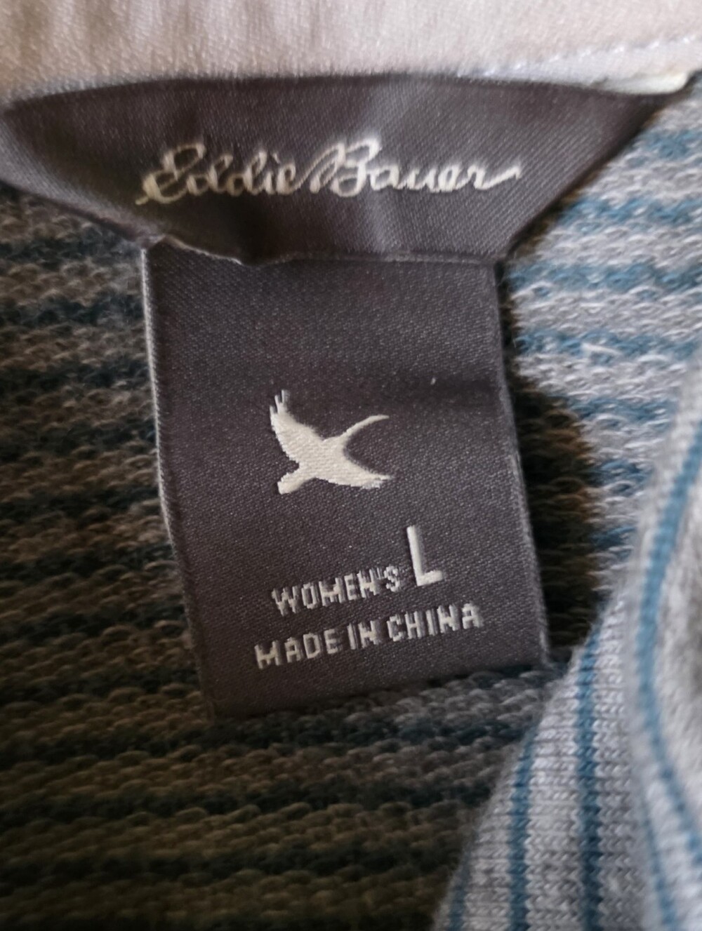 Eddie Bauer,Grey Funnel Sweater Jacket #JAC3 - Picture 2 of 16